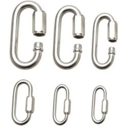 BGS TECHNIC ASSORTIMENT DE MAILLONS RAPIDES MOUSQUETONS DE 3.5 A 8 Mm