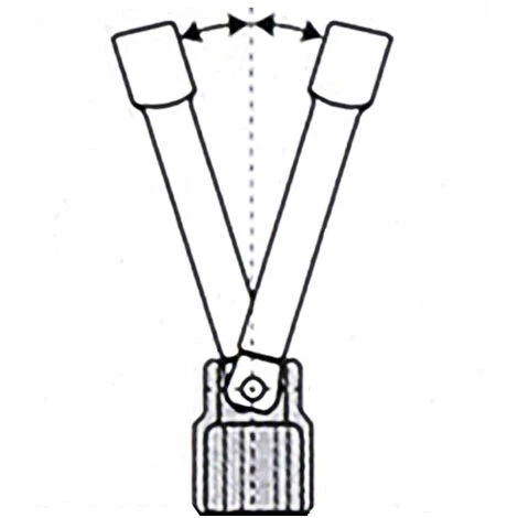 JEU DE 3 RALLONGES OSCILLANTES CV BGS TECHNIC 3/8 75 - 150 - 250 4 JEU DE 3 RALLONGES OSCILLANTES CV BGS TECHNIC 3/8 75 - 150 - 250 – Image 2