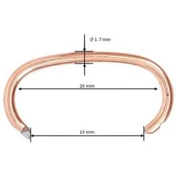 BGS TECHNIC JEU D'AGRAFES NEZ DE COCHON POUR COUSSINS ET HABILLAGES - 100 PCS -BGS TECHNIC Soldes 14292388 2