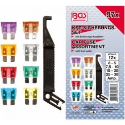 BGS TECHNIC FUSIBLES A LAMELLES ENFICHABLES ASSORTIMENT DE 97 PIECES -BGS TECHNIC Soldes 19773114 3