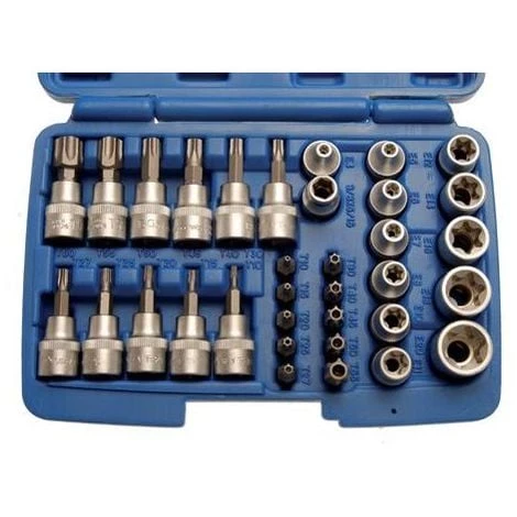 BGS TECHNIC Douilles Embout Torx étoile Mâle Femelle T E 3 BGS TECHNIC Douilles Embout Torx étoile Mâle Femelle T E