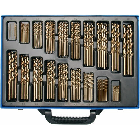 BGS TECHNIC FORETS HSS M35 BGS COBALT 5% De 1 à 13 Mm COFFRET DE 170 FORETS 3 BGS TECHNIC FORETS HSS M35 BGS COBALT 5% De 1 à 13 Mm COFFRET DE 170 FORETS