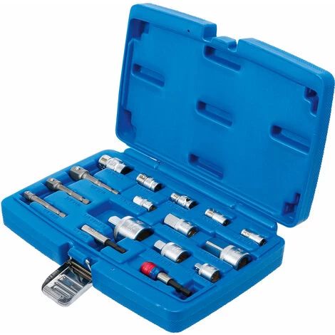JEU D'ADAPTATEUR A EMBOUT / DE CLE A DOUILLE 16 PIECES BGS TECHNIC 4 JEU D'ADAPTATEUR A EMBOUT / DE CLE A DOUILLE 16 PIECES BGS TECHNIC â Image 2