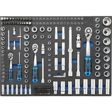INSERT DE SERVANTE 3/3 BGS TECHNIC CLES A DOUILLES ET CLIQUET COMPLET 3 INSERT DE SERVANTE 3/3 BGS TECHNIC CLES A DOUILLES ET CLIQUET COMPLET