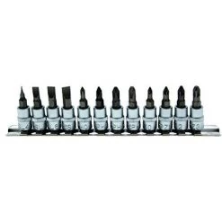 BGS TECHNIC BGS BIT-INSERT-ASSORTIMENT D'EMBOUTS, FENTE, PH, PZ, 6, 3-1 2163/4 ''