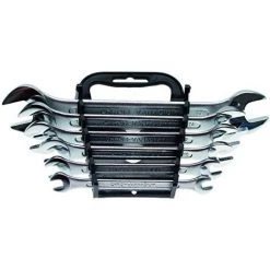 BGS TECHNIC 1179 BGS JEU DE 12 CLÉS À FOURCHES, SELON DIN 3110, 6 X 7-17 MM X 19 MM 6 PIÈCES.