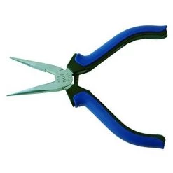 BGS TECHNIC L'ÉLECTRONIQUE-PINCE À BEC DROIT AVEC RESSORT, 130 MM