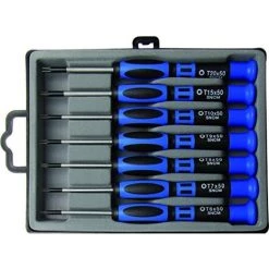 BGS TECHNIC ENSEMBLE DE TOURNEVIS DE PRÉCISION, T-PROFIL, 7 PIÈCES