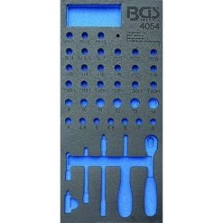 BGS TECHNIC 4054-1 INSERT BGS 1/3 CHARIOT, VIDE POUR?: JEU DE DOUILLES 6,3 (1/4), 40 PIÈCES