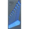 BGS TECHNIC 4084-1 TAPIS DE BGS 1/3 CHARIOT, VIDE POUR?: DOUBLE CLÉS POLYGONALES, PROFONDEUR COUDÉE, 8 PIÈCES -BGS TECHNIC Soldes 29484807 1