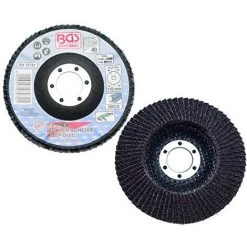 BGS TECHNIC - DISQUE LAMELLES CORINDON GRAIN 40 Ø115 MM