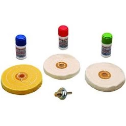BGS TECHNIC - 7 PCS POUR POLIR LES MÉTAUX DURS