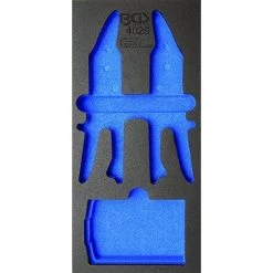 BGS TECHNIC PLAQUE DE/4026-1BGS 1/3CHARIOT INSERT POUR FORET ÉTAGÉ CISEAUX SATZ, VIDE