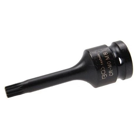 BGS TECHNIC BGS FORCE BIT UTILISATION, GRAND, M8, À DENTS 12,5 MM, À L'INTÉRIEUR, 5482 LOT DE 1 M8 3 BGS TECHNIC BGS FORCE BIT UTILISATION, GRAND, M8, À DENTS 12,5 MM, À L'INTÉRIEUR, 5482 LOT DE 1 M8