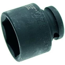 BGS TECHNIC - DOUILLE À CHOC 32 MM 1/2'' COURTE HEXAGONALE