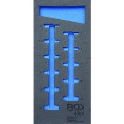 BGS TECHNIC 4059-1 TAPIS DE BGS 1/3 CHARIOT, VIDE POUR?: DOUILLES 6,3 (1/4), 6 PANS, BAS, 4-13 MM