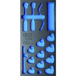 BGS TECHNIC 4049-1 BGS 1/3 TAPIS DE CHARIOT VIDE POUR?: RENONCULES CLÉS ET OUVERT BAGUE CLÉ, 15 PIÈCES