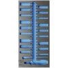 BGS TECHNIC 4043-1 BGS 1/3 BROSSES CHARIOT INSERT, VIDE POUR?: ASSORTIMENT DE, 20 PIÈCES