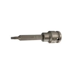 BGS TECHNIC - DOUILLE À CHOC TORX T-STAR MÂLE T20 X 100 MM 1/2''