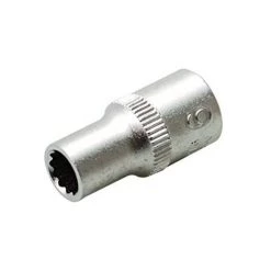 BGS TECHNIC BGS 10776 DOUILLE, 6,3 (1/4), 12 PANS, 6 MM