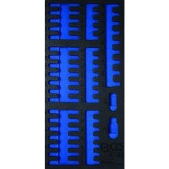 BGS TECHNIC 4093-1 BGS 1/3 TAPIS DE CHARIOT VIDE POUR?: KOMBI BITS, 49 PIÈCES