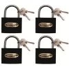 BGS TECHNIC KRAFTMANN 85164 LOT DE 4 CADENAS À FERMETURE IDENTIQUE 35 MM -BGS TECHNIC Soldes 29487619 1