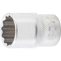 BGS TECHNIC BGS 10639 | DOUILLE POUR CLÉ, DOUZE PANS | 12,5 MM (1/2'') | 19 MM