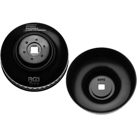 BGS TECHNIC CLÉ À FILTRES CLOCHES | 45 PANS | Ø 93 MM | POUR AUDI, VW BGS 1039-93-45 3 BGS TECHNIC CLÉ À FILTRES CLOCHES | 45 PANS | Ø 93 MM | POUR AUDI, VW BGS 1039-93-45