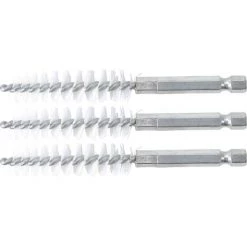 BGS TECHNIC BROSSE PLATE NYLON | 13MM | 6,3MM (1/4'') | 3PIÈCES BGS 3078-13-N
