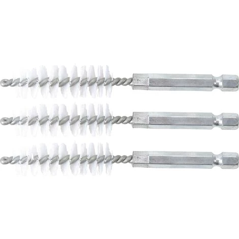 BGS TECHNIC BROSSE PLATE NYLON | 14MM | 6,3MM (1/4'') | 3PIÈCES BGS 3078-14-N 3 BGS TECHNIC BROSSE PLATE NYLON | 14MM | 6,3MM (1/4'') | 3PIÈCES BGS 3078-14-N