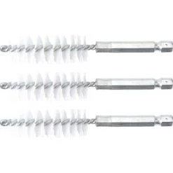 BGS TECHNIC BROSSE PLATE NYLON | 17MM | 6,3MM (1/4'') | 3PIÈCES BGS 3078-17-N