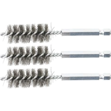 BGS TECHNIC BROSSE EN ACIER | 17MM | 6,3MM (1/4'') | 3PIÈCES BGS 3078-17-S 3 BGS TECHNIC BROSSE EN ACIER | 17MM | 6,3MM (1/4'') | 3PIÈCES BGS 3078-17-S