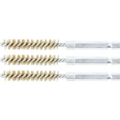 BGS TECHNIC BROSSE EN LAITON | 9MM | 6,3MM (1/4'') | 3PIÈCES BGS 3078-9-M