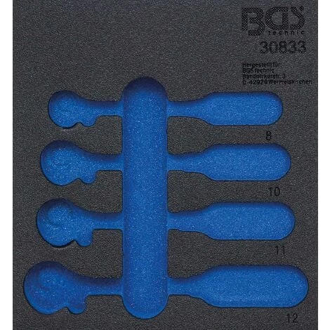 BGS TECHNIC INSERT DE SERVANTE D'ATELIER 1/6 | VIDE | POUR ART. 30833 BGS 30833-1 3 BGS TECHNIC INSERT DE SERVANTE D'ATELIER 1/6 | VIDE | POUR ART. 30833 BGS 30833-1