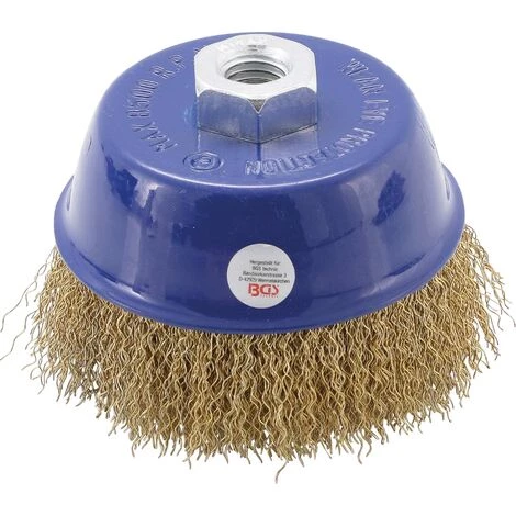 BGS TECHNIC BROSSE RONDE | RÉCEPTION M14 X 2 | Ø 100 MM X 67 MM BGS 3987 3 BGS TECHNIC BROSSE RONDE | RÉCEPTION M14 X 2 | Ø 100 MM X 67 MM BGS 3987