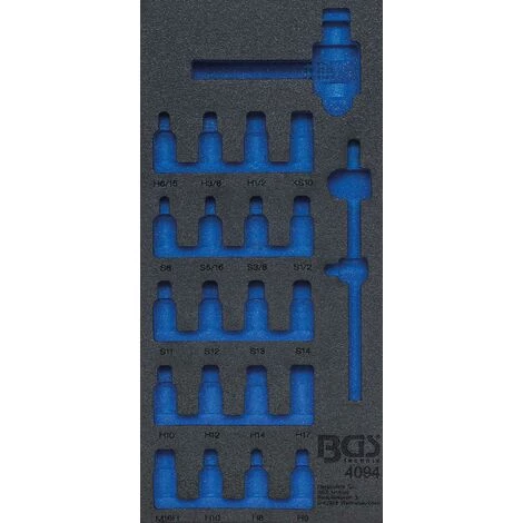 BGS TECHNIC INSERT DE SERVANTE D'ATELIER 1/3, VIDE | POUR ART. 4094 BGS 4094-1 3 BGS TECHNIC INSERT DE SERVANTE D'ATELIER 1/3, VIDE | POUR ART. 4094 BGS 4094-1