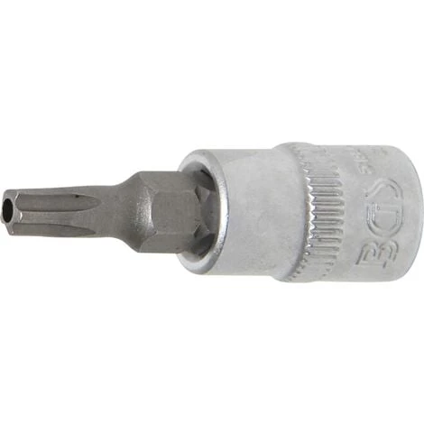 BGS TECHNIC DOUILLE À EMBOUTS | 6,3 MM (1/4'') | PROFIL TS (POUR TORX PLUS) AVEC PERÇAGE TS25 BGS 5184-TS25 3 BGS TECHNIC DOUILLE À EMBOUTS | 6,3 MM (1/4'') | PROFIL TS (POUR TORX PLUS) AVEC PERÇAGE TS25 BGS 5184-TS25