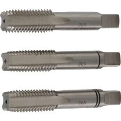 BGS TECHNIC JEU DE TARAUDS | PRÉ-TARAUD ET FILIÈRE | HSS-G | M16 X 2,0 | 3 PIÈCES BGS 928