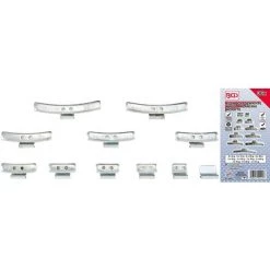 BGS TECHNIC ASSORTIMENT DE POIDS D'ÉQUILIBRAGE | 36 PIÈCES BGS 9449