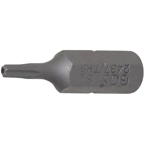 BGS TECHNIC EMBOUT | 6,3 MM (1/4'') | PROFIL T (POUR TORX) AVEC PERÇAGE T8 BGS 2437 3 BGS TECHNIC EMBOUT | 6,3 MM (1/4'') | PROFIL T (POUR TORX) AVEC PERÇAGE T8 BGS 2437