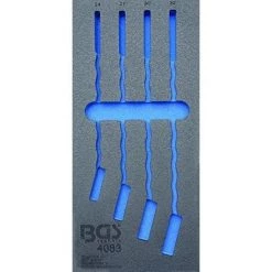 BGS TECHNIC 4083-1 BGS 1/3 CHARIOT INSERT, VIDE POUR?: BAGUE CLÉ PLATE 24-32 MM, 4 PIÈCES