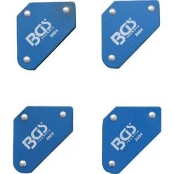 BGS TECHNIC JEU DE SUPPORTS MAGNÉTIQUES MINI | 45° - 90° - 135° | 4 PIÈCES BGS 3004
