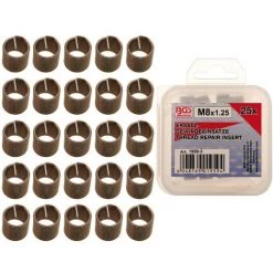 BGS TECHNIC INSERTS TARAUDÉS | M8 X 1,25 MM | 25 PIÈCES BGS 1959-3