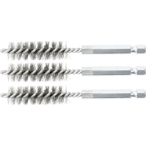 BGS TECHNIC BROSSE EN ACIER | 13MM | 6,3MM (1/4'') | 3PIÈCES BGS 3078-13-S 3 BGS TECHNIC BROSSE EN ACIER | 13MM | 6,3MM (1/4'') | 3PIÈCES BGS 3078-13-S