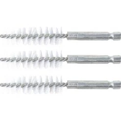 BGS TECHNIC BROSSE PLATE NYLON | 15MM | 6,3MM (1/4'') | 3PIÈCES BGS 3078-15-N