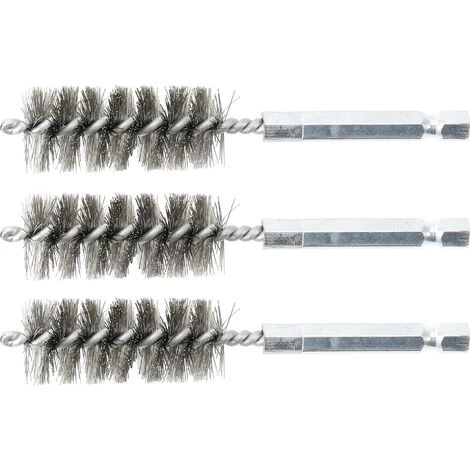 BGS TECHNIC BROSSE EN ACIER | 18MM | 6,3MM (1/4'') | 3PIÈCES BGS 3078-18-S 3 BGS TECHNIC BROSSE EN ACIER | 18MM | 6,3MM (1/4'') | 3PIÈCES BGS 3078-18-S