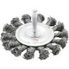 BGS TECHNIC BROSSE PLATE | ARBRE D'ENTRAÎNEMENT 6 MM | TRESSÉE | Ø 75 MM BGS 3982 -BGS TECHNIC Soldes 30154454 1