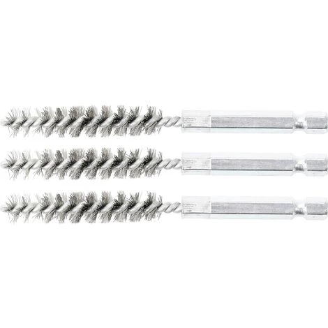 BGS TECHNIC BROSSE EN ACIER | 10MM | 6,3MM (1/4'') | 3PIÈCES BGS 3078-10-S 3 BGS TECHNIC BROSSE EN ACIER | 10MM | 6,3MM (1/4'') | 3PIÈCES BGS 3078-10-S
