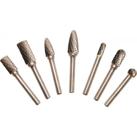 BGS TECHNIC BGS FRAISES CARBURE DE TUNGSTENE ASSORTIMENT DE 7 FRAISES 4 BGS TECHNIC BGS FRAISES CARBURE DE TUNGSTENE ASSORTIMENT DE 7 FRAISES – Image 2