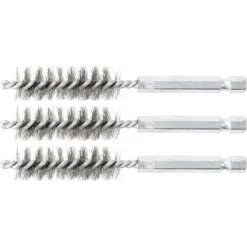 BGS TECHNIC BROSSE EN ACIER | 14MM | 6,3MM (1/4'') | 3PIÈCES BGS 3078-14-S
